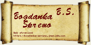 Bogdanka Spremo vizit kartica